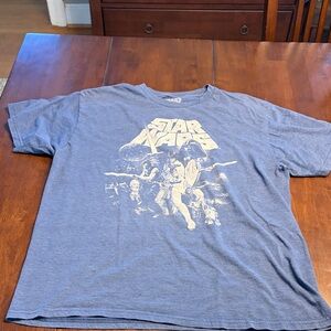 Star Wars Men's Blue Graphic Tee